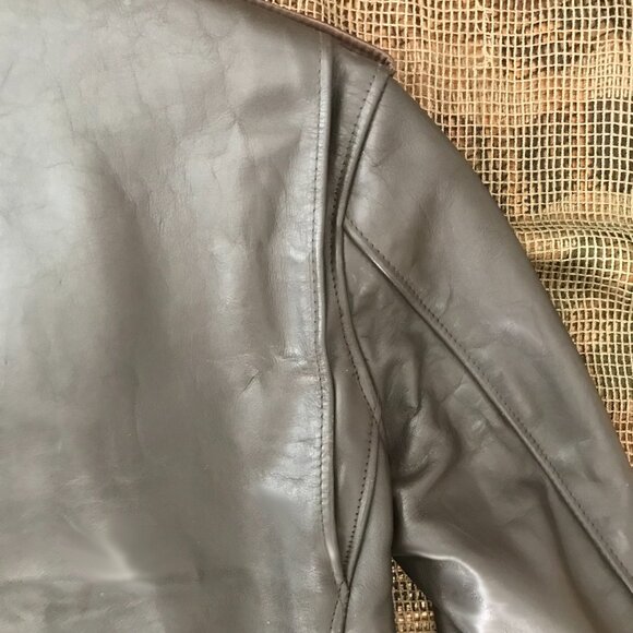 Schott 613 / 7007 One Star Cowhide Double Riders Jacket - Picture 10 of 14